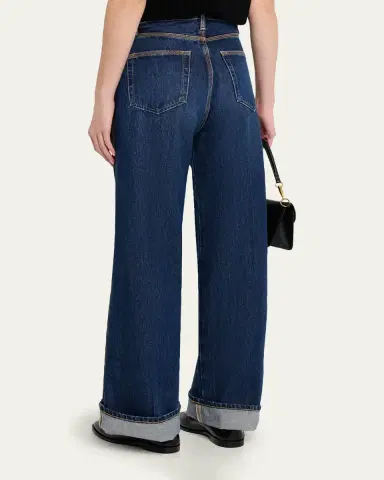 FRAME The Cuffed Wide Jeans | Thumbnail 3 FRAME The Cuffed Wide Jeans | Thumbnail 3
