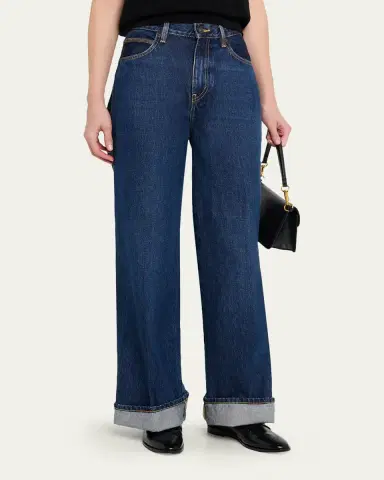 FRAME The Cuffed Wide Jeans | Thumbnail 4 FRAME The Cuffed Wide Jeans | Thumbnail 4