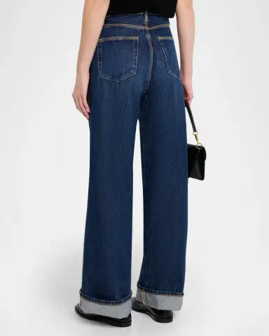 FRAME The Cuffed Wide Jeans | Thumbnail 7 FRAME The Cuffed Wide Jeans | Thumbnail 7