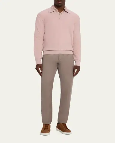 ZEGNA Men's Cashco Classic-Fit Sport Shirt | Thumbnail 7 ZEGNA Men's Cashco Classic-Fit Sport Shirt | Thumbnail 7