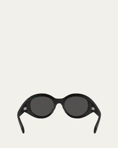 Moncler Men's ME8005 Round Sunglasses | Thumbnail 4 Moncler Men's ME8005 Round Sunglasses | Thumbnail 4