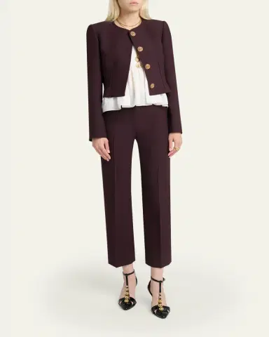 Chloé Dot Silk Jacquard Sleeveless Peplum Blouse | Thumbnail 2 Chloé Dot Silk Jacquard Sleeveless Peplum Blouse | Thumbnail 2