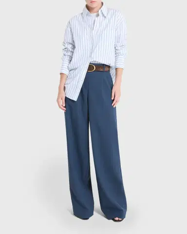 TWP Big Joe Striped Cotton Button-Front Shirt | Thumbnail 6 TWP Big Joe Striped Cotton Button-Front Shirt | Thumbnail 6