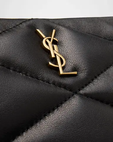 Saint Laurent Sade Large YSL Cosmetic Pouch Bag in Quilted Leather | Thumbnail 3 Saint Laurent Sade Large YSL Cosmetic Pouch Bag in Quilted Leather | Thumbnail 3