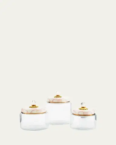 MacKenzie-Childs Rosy Check Kitchen Canister, Small | Thumbnail 2 MacKenzie-Childs Rosy Check Kitchen Canister, Small | Thumbnail 2