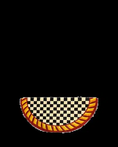 MacKenzie-Childs Courtly Check Rug, 2' x 3' | Thumbnail 2 MacKenzie-Childs Courtly Check Rug, 2' x 3' | Thumbnail 2