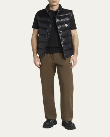 Moncler Men's Tibb Nylon Down Puffer Vest | Thumbnail 2 Moncler Men's Tibb Nylon Down Puffer Vest | Thumbnail 2