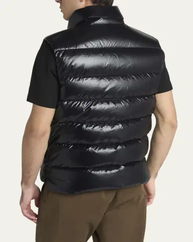 Moncler Men's Tibb Nylon Down Puffer Vest | Thumbnail 3 Moncler Men's Tibb Nylon Down Puffer Vest | Thumbnail 3
