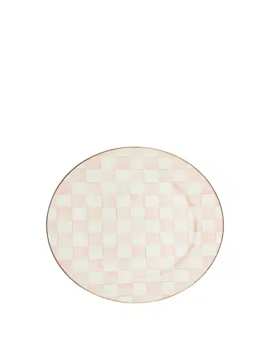MacKenzie-Childs Rosy Check Enamel Serving Platter | Thumbnail 1 MacKenzie-Childs Rosy Check Enamel Serving Platter | Thumbnail 1