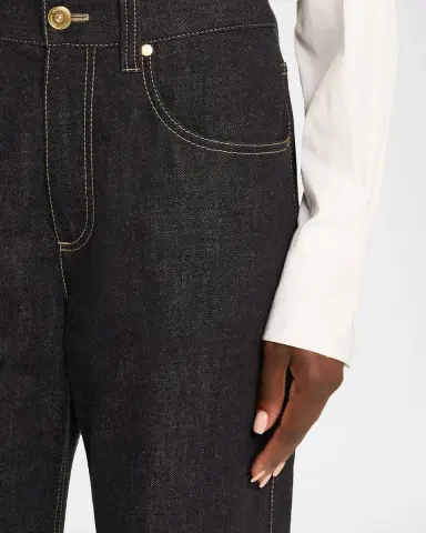 Brunello Cucinelli Dark-Wash Wide-Leg Cuffed Jeans | Thumbnail 9 Brunello Cucinelli Dark-Wash Wide-Leg Cuffed Jeans | Thumbnail 9