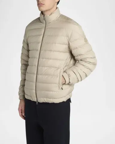 Moncler Men's Cernay Reversible Suede and Quilted Jacket | Thumbnail 3 Moncler Men's Cernay Reversible Suede and Quilted Jacket | Thumbnail 3