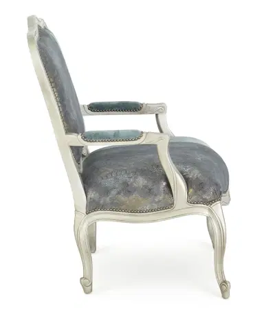 Massoud Lily Leather Bergere Chair | Thumbnail 2 Massoud Lily Leather Bergere Chair | Thumbnail 2