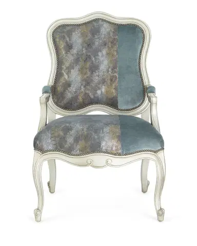 Massoud Lily Leather Bergere Chair | Thumbnail 1 Massoud Lily Leather Bergere Chair | Thumbnail 1
