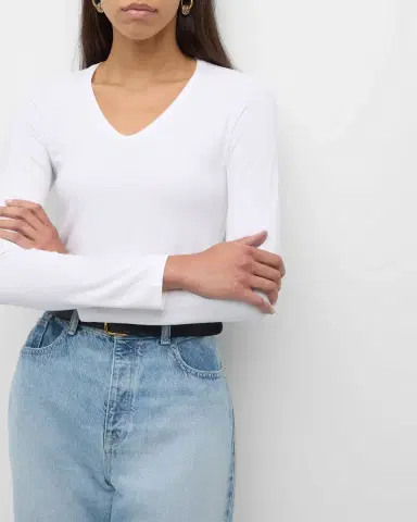 MAJESTIC FILATURES Soft Touch Long-Sleeve V-Neck Tee | Thumbnail 6 MAJESTIC FILATURES Soft Touch Long-Sleeve V-Neck Tee | Thumbnail 6