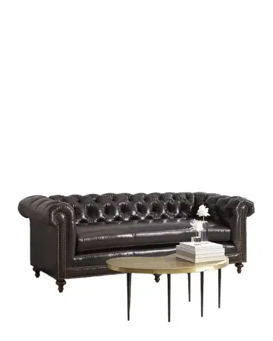Massoud Davidson 94" Slab Seat Chesterfield Sofa | Thumbnail 1 Massoud Davidson 94" Slab Seat Chesterfield Sofa | Thumbnail 1