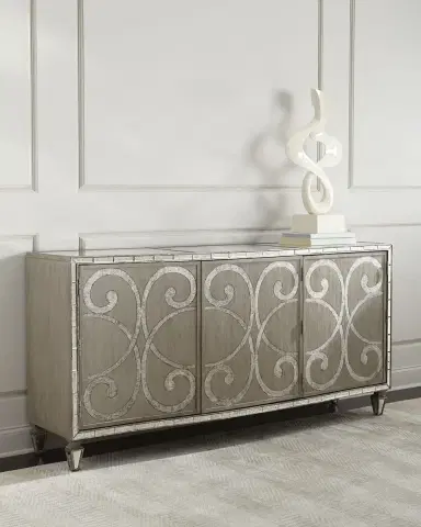 Hooker Furniture Juliet Mirrored Buffet | Thumbnail 4 Hooker Furniture Juliet Mirrored Buffet | Thumbnail 4