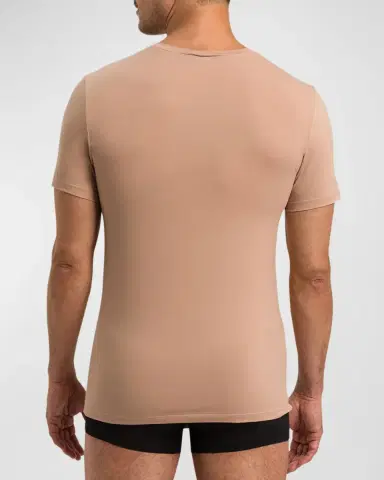Hanro Cotton Superior V-Neck T-Shirt | Thumbnail 2 Hanro Cotton Superior V-Neck T-Shirt | Thumbnail 2
