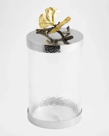 Michael Aram Butterfly Ginkgo Canister, Medium | Thumbnail 2 Michael Aram Butterfly Ginkgo Canister, Medium | Thumbnail 2