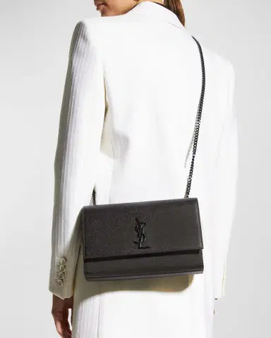 Saint Laurent Kate Medium YSL Crossbody Bag in Grained Leather | Thumbnail 2 Saint Laurent Kate Medium YSL Crossbody Bag in Grained Leather | Thumbnail 2