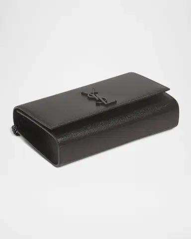 Saint Laurent Kate Medium YSL Crossbody Bag in Grained Leather | Thumbnail 7 Saint Laurent Kate Medium YSL Crossbody Bag in Grained Leather | Thumbnail 7