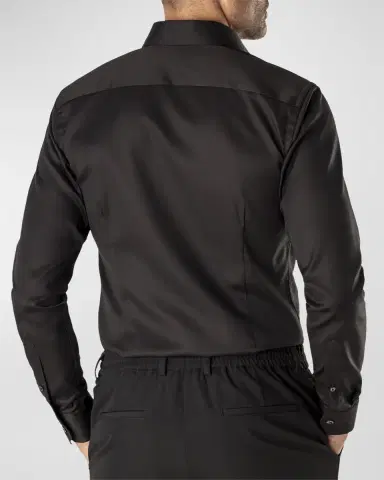 Eton Contemporary-Fit Twill Dress Shirt | Thumbnail 4 Eton Contemporary-Fit Twill Dress Shirt | Thumbnail 4