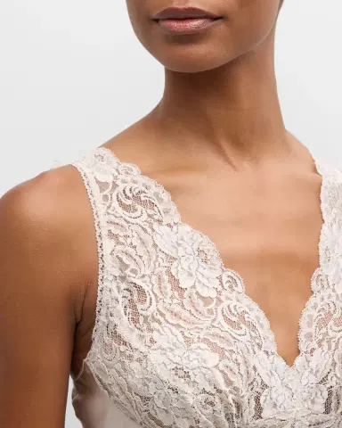 Christine Lingerie Bijoux Lace-Trim Nightgown | Thumbnail 4 Christine Lingerie Bijoux Lace-Trim Nightgown | Thumbnail 4