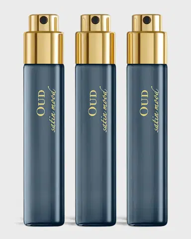 Maison Francis Kurkdjian OUD satin mood Eau de Parfum Travel Spray Refills, 3 x 0.37 oz. | Thumbnail 4 Maison Francis Kurkdjian OUD satin mood Eau de Parfum Travel Spray Refills, 3 x 0.37 oz. | Thumbnail 4