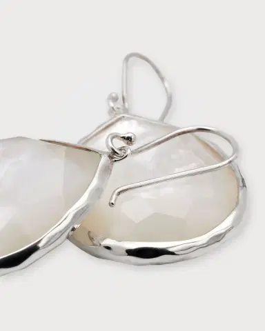 Ippolita Large Teardrop Earrings in Sterling Silver | Thumbnail 3 Ippolita Large Teardrop Earrings in Sterling Silver | Thumbnail 3