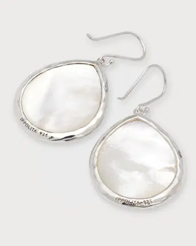 Ippolita Large Teardrop Earrings in Sterling Silver | Thumbnail 4 Ippolita Large Teardrop Earrings in Sterling Silver | Thumbnail 4