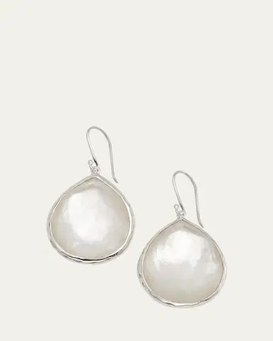 Ippolita Large Teardrop Earrings in Sterling Silver | Thumbnail 6 Ippolita Large Teardrop Earrings in Sterling Silver | Thumbnail 6