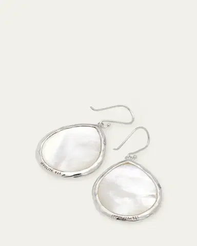 Ippolita Large Teardrop Earrings in Sterling Silver | Thumbnail 9 Ippolita Large Teardrop Earrings in Sterling Silver | Thumbnail 9