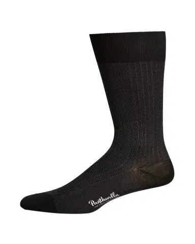 Pantherella Men's Fabian Chevron Pattern Egyptian Cotton Socks | Thumbnail 3 Pantherella Men's Fabian Chevron Pattern Egyptian Cotton Socks | Thumbnail 3