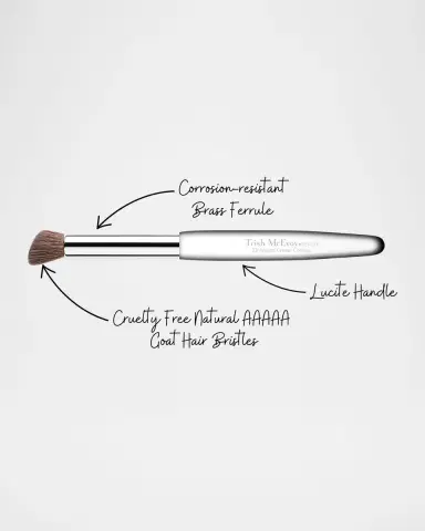 Trish McEvoy Brush No. 23 - Petite Angled Crease Contour Brush | Thumbnail 4 Trish McEvoy Brush No. 23 - Petite Angled Crease Contour Brush | Thumbnail 4