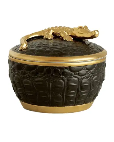 L 'Objet Gold Crocodile Candle | Thumbnail 1 L 'Objet Gold Crocodile Candle | Thumbnail 1