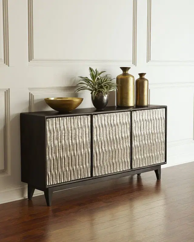 Shimmer Three-Door Credenza Shimmer Three-Door Credenza