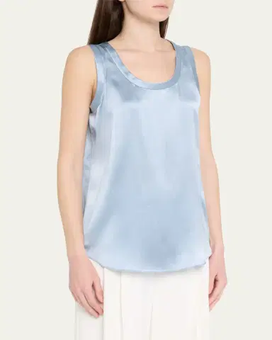 Lafayette 148 New York Perla Luxe Reversible Silk Charmeuse Shell | Thumbnail 12 Lafayette 148 New York Perla Luxe Reversible Silk Charmeuse Shell | Thumbnail 12