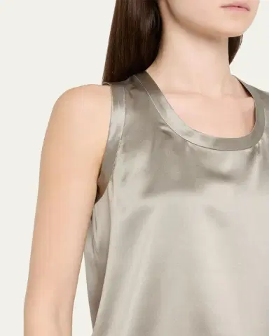 Lafayette 148 New York Perla Luxe Reversible Silk Charmeuse Shell | Thumbnail 17 Lafayette 148 New York Perla Luxe Reversible Silk Charmeuse Shell | Thumbnail 17