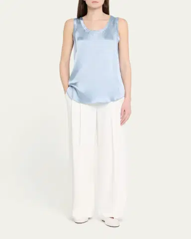 Lafayette 148 New York Perla Luxe Reversible Silk Charmeuse Shell | Thumbnail 9 Lafayette 148 New York Perla Luxe Reversible Silk Charmeuse Shell | Thumbnail 9