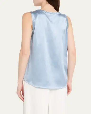 Lafayette 148 New York Perla Luxe Reversible Silk Charmeuse Shell | Thumbnail 10 Lafayette 148 New York Perla Luxe Reversible Silk Charmeuse Shell | Thumbnail 10