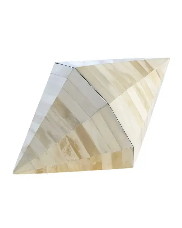 Triangle Cone White Bone Box Triangle Cone White Bone Box