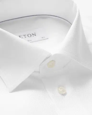 Eton Men's Slim Fit Cavalry Twill Dress Shirt | Thumbnail 2 Eton Men's Slim Fit Cavalry Twill Dress Shirt | Thumbnail 2