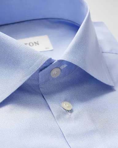 Eton Men's Slim-Fit Micro Houndstooth Dress Shirt | Thumbnail 2 Eton Men's Slim-Fit Micro Houndstooth Dress Shirt | Thumbnail 2