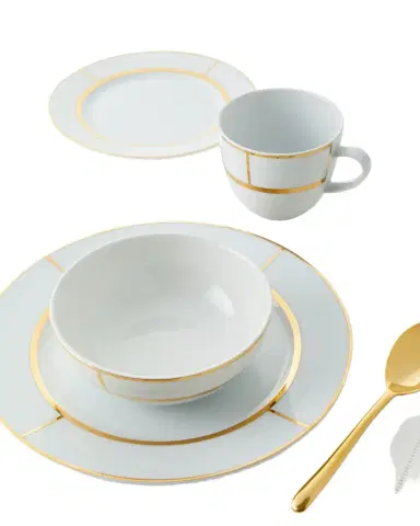 Neiman Marcus 16-Piece Vienna Dinnerware Set | Thumbnail 1 Neiman Marcus 16-Piece Vienna Dinnerware Set | Thumbnail 1