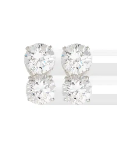 Fantasia by DeSerio 8 TCW Double Cubic Zirconia Earrings | Thumbnail 2 Fantasia by DeSerio 8 TCW Double Cubic Zirconia Earrings | Thumbnail 2