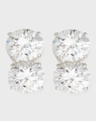Fantasia by DeSerio 8 TCW Double Cubic Zirconia Earrings | Thumbnail 3 Fantasia by DeSerio 8 TCW Double Cubic Zirconia Earrings | Thumbnail 3