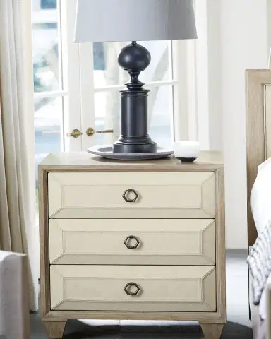 Bernhardt Santa Barbara Fabric-Trim Small Night Stand | Thumbnail 2 Bernhardt Santa Barbara Fabric-Trim Small Night Stand | Thumbnail 2