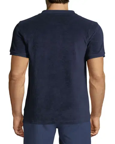 Vilebrequin Men's Terry Knit Polo Shirt | Thumbnail 3 Vilebrequin Men's Terry Knit Polo Shirt | Thumbnail 3