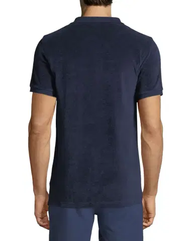 Vilebrequin Men's Terry Knit Polo Shirt | Thumbnail 1 Vilebrequin Men's Terry Knit Polo Shirt | Thumbnail 1