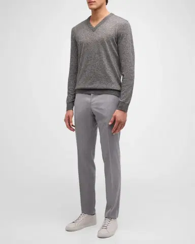 BOSS Men's Genesis Slim-Fit Wool Trousers | Thumbnail 2 BOSS Men's Genesis Slim-Fit Wool Trousers | Thumbnail 2