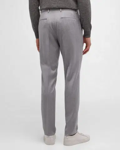 BOSS Men's Genesis Slim-Fit Wool Trousers | Thumbnail 3 BOSS Men's Genesis Slim-Fit Wool Trousers | Thumbnail 3